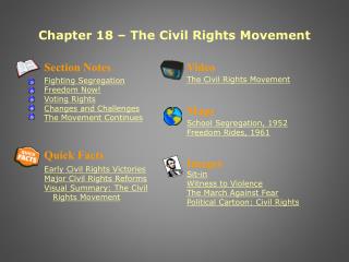 Chapter 18 – The Civil Rights Movement
