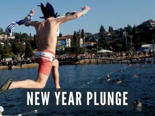 New Year plunge