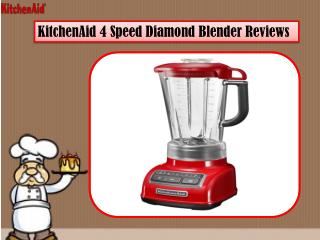 KitchenAid 4 Speed Diamond Blender Reviews