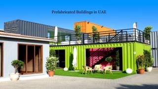 Prefabricated Building Suppliers in UAE