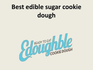 Best edible sugar cookie dough