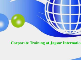 Online Training at Jagsar International