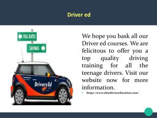Driver ed
