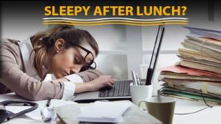Why do we feel sleepy after lunch