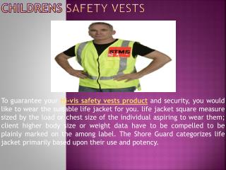 Childrens Safety Vests