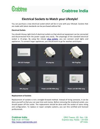 Electrical Sockets to Match your Lifestyle!