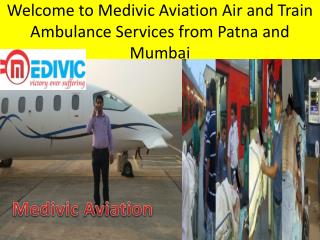 Emergency Air and Train Ambulance Services in Patna