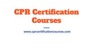 Automated External Defibrillator Certification