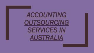 Accounting Outsourcing Services in Australia 