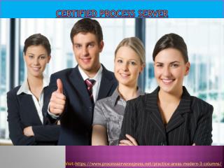 Certified process server - Process Server Express