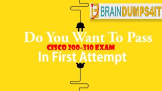 Cisco 200-310 Real Exam Questions Answers