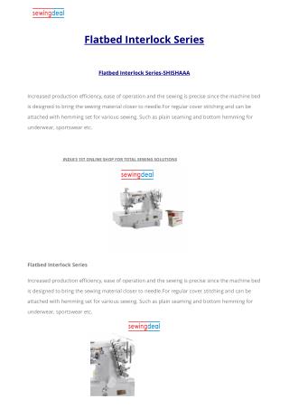 Flatbed Interlock Series