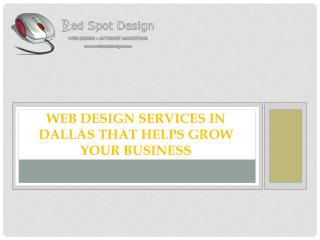 Web Design Services in Dallas