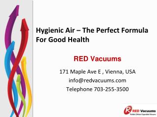 Hygienic Air – The Perfect Formula For Good Health