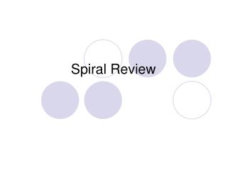Spiral Review