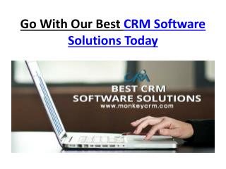 Go With Our Best CRM Software Solutions Today