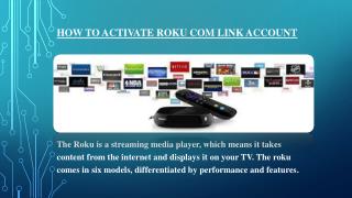 How to activate Roku com link account
