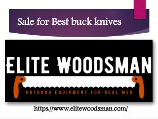 Sale for Best buck knives