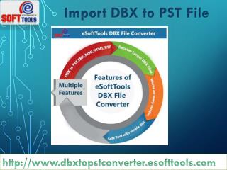 Import DBX to PST File