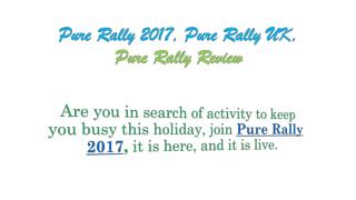 Car Racing Game Organization Pure rally 2015