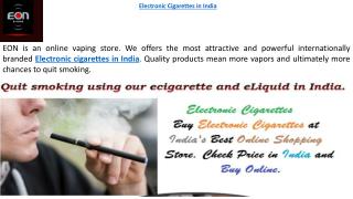 Eon electronic cigarettes in india