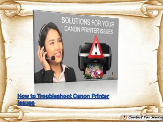 Top 7 Solutions for your Canon Printer Issues