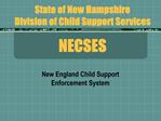 State of New Hampshire Division of Child Support Services NECSES