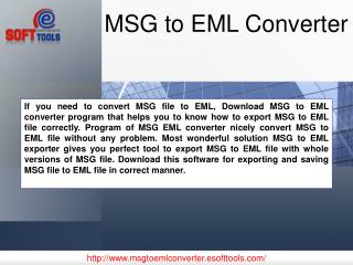 MSG to EML Converter