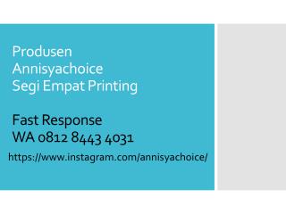 0812 8443 4031, Distributor Jilbab Printing Annisyachoice