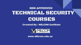 MILCOM Technical Security Courses