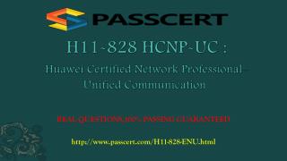 H11-828 HCNP-UC exam practice test