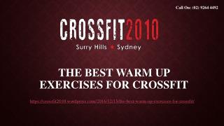 The Best Warm Up Exercises For CrossFit