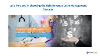 Revenue Cycle Management Services