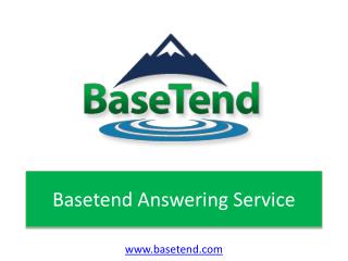 Importance of answering service - Basetend