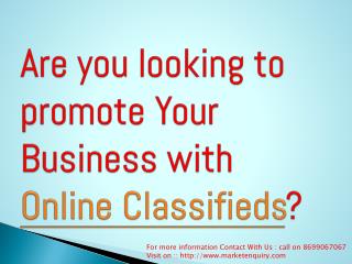 Local Business Classified Ads Chandigarh