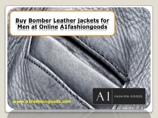Buy Mens Leather Coats at Online A1fashiongoods