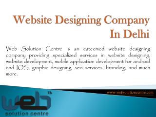 Best Website Designing Company In West Delhi