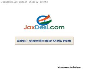 JaxDesi - Jacksonville Indian Charity Events