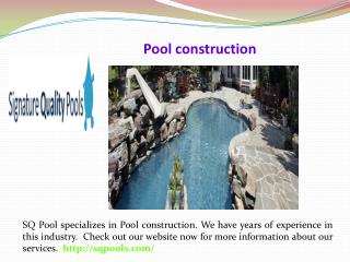 Signature quality pools