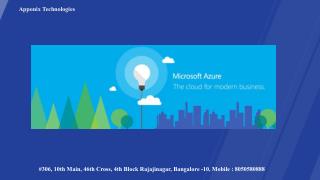 Microsoft Azure in Bangalore, MicrosoftAzure Institute in Bangalore, Microsoft Azure Institutes, Institute, Course, In,