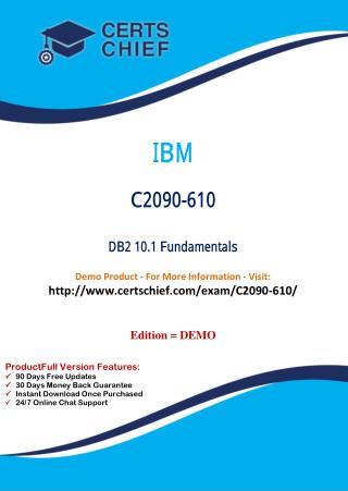 C2090-610 PDF Dumps with Answers