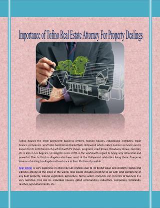 Ucluelet Real Estate Attorney