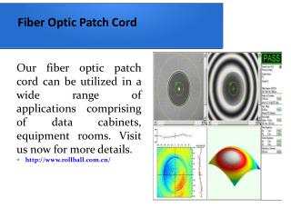 Fiber Optic Patch Cord