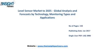 Research Analysis on Level Sensor Market 2016-2025 |The Insight Partners