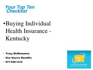 Individual Health Insurance Kentucky