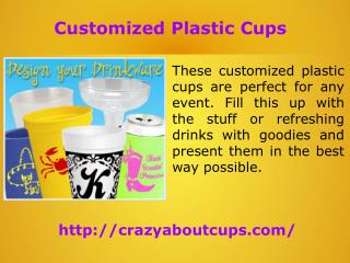 Custom Cups for Wedding