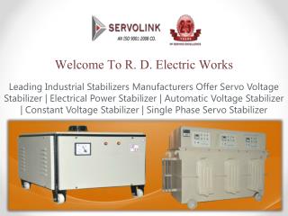 Servo Voltage Stabilizer in Noida