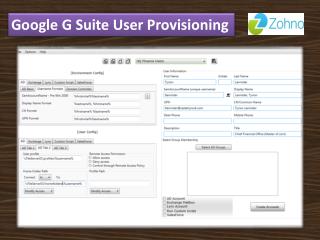 Google D Suite User Provisioning