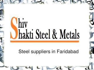 Steel suppliers in Faridabad