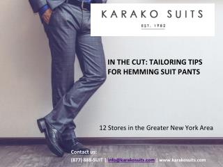 In the Cut: Tailoring Tips for Hemming Suit Pants